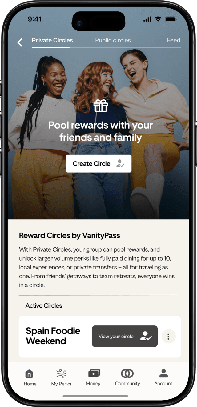 Pool perks and unlock premium experiences